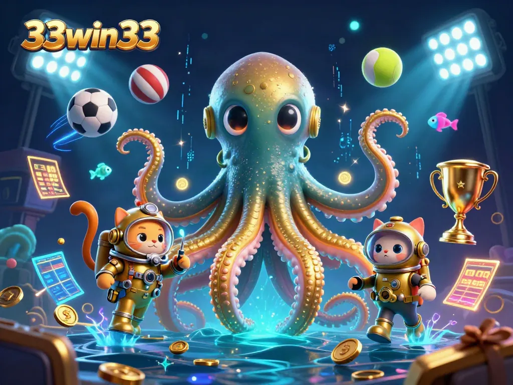Experience thrilling wins with 33win33's engaging casino atmosphere, featuring dynamic characters and vibrant game elements.
