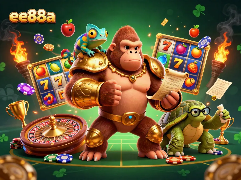 Experience thrilling gaming action with the captivating ee88a scene showcasing lively characters and vibrant casino elements.