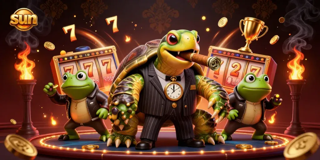 Win big at sun casino with game elements and vibrant characters in an engaging atmosphere.