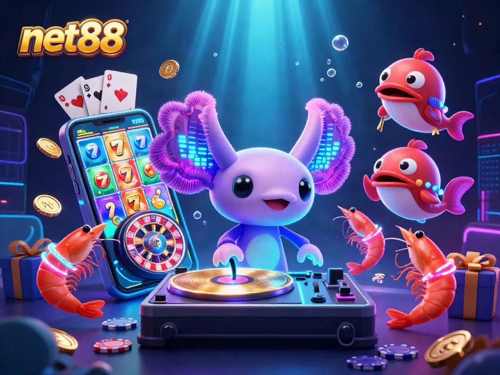 Join the excitement of net88 and spin the reels with vibrant, dynamic casino action in an underwater world.