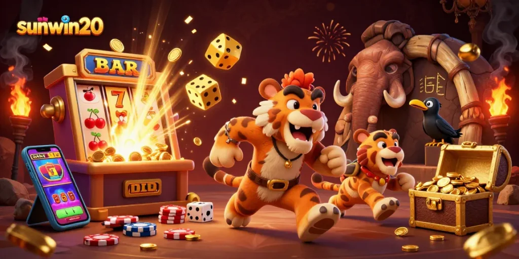 Experience sunwin20's thrilling casino adventures with vibrant 3D characters and dynamic gaming elements.