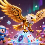 Experience thrilling gaming with du88’s electrifying casino ambiance in this vibrant 3D illustration.