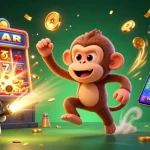 Engage with gem88's immersive casino atmosphere featuring a playful poltergeist monkey and a ghost-hunter puppy.
