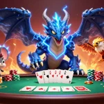 xoilactv showcases an electrifying poker scene filled with vibrant characters and thrilling game elements.