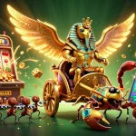 Experience the thrill of qq88 with a vibrant, ultra-detailed 3D casino scene featuring iconic symbols and characters.