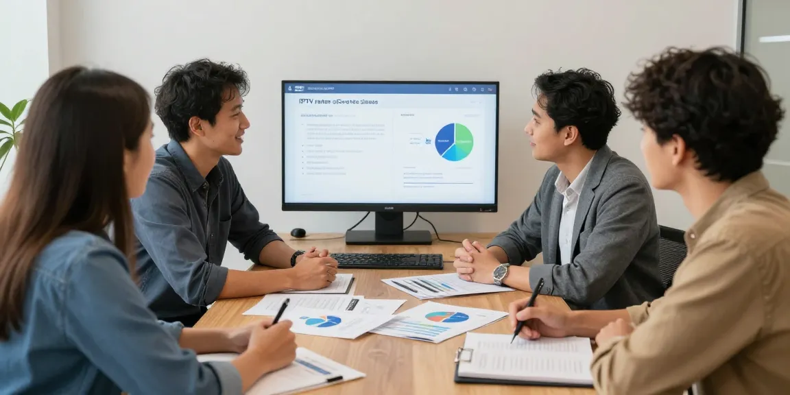 Local IPTV reseller discussing services with trusted provider, community-focused