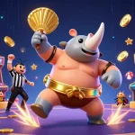 Experience exciting gameplay at 11win with a vibrant 3D cartoon casino scene full of action and fun.
