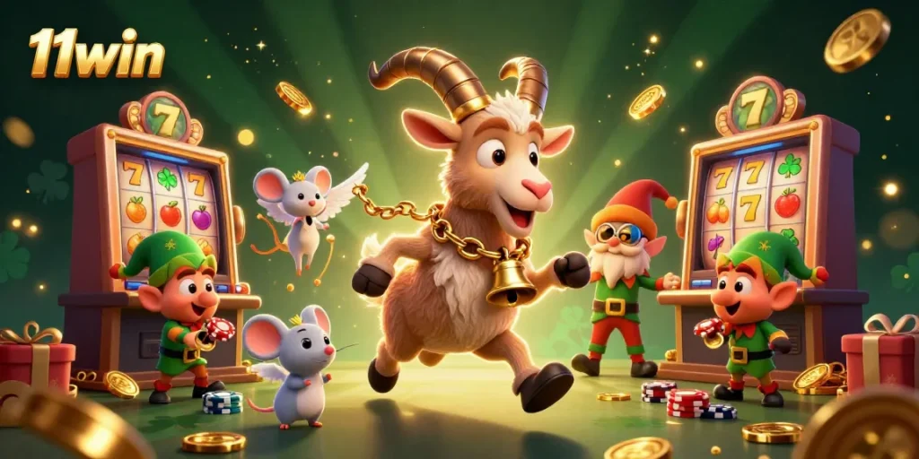Experience the thrill of 11win with Krampus running a holiday-horror casino full of fun!