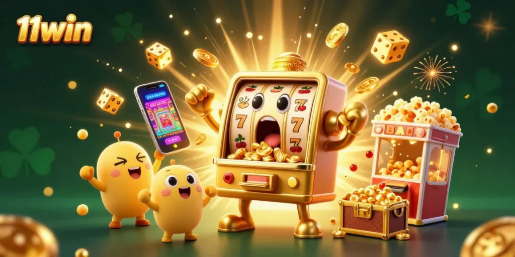 Spin the 11win slot machine for big wins with exciting jackpots and vibrant visuals.
